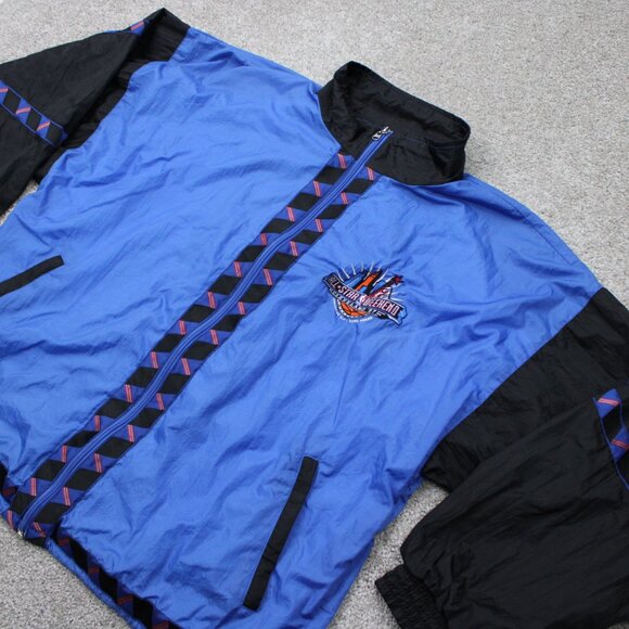 VTG Unique Sports Jacket Mens XL Blue 1997 NBA All Star Weekend Windbreaker - Picture 4 of 15